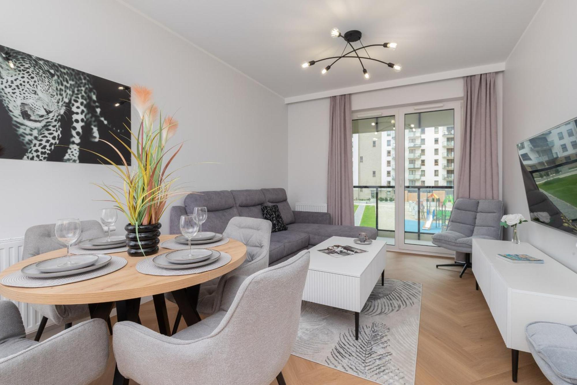 Nowa Letnica Comfortable Apartments With Balcony & Parking Gdansk By Noclegi Renters Exterior photo